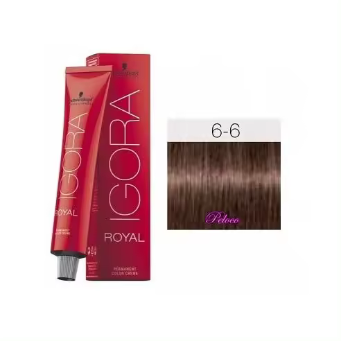 Tinte Igora Royal 6-6 Rubio Oscuro Marron 60 ml. Schwarzkopf - 1