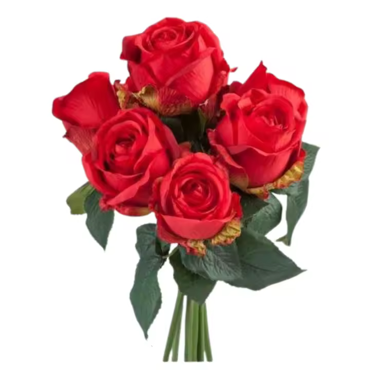 Ramo de Flores Bouquet Rosas Cabbage 34 Cm - Decoración Interior y Exterior - 1