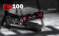 Micrófono De Karaoke Profesional G-MARK EW100 UHF Handheld Frecuencia Fija Para Fiesta En Casa Bodas Show - details 0