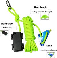 Lámpara De Cordón LED Para Acampar Luz Nocturna Antigolpes De Viento Para Carpa Accesorio Exterior Resistente Al Viento - details 4