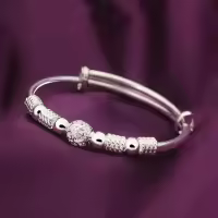 Nuevo Pulsera De Moda Coreana Con Bolas De La Suerte En Color Plata Para Mujer Joyería De Lujo Para Fiesta Y Boda Regalo - details 5
