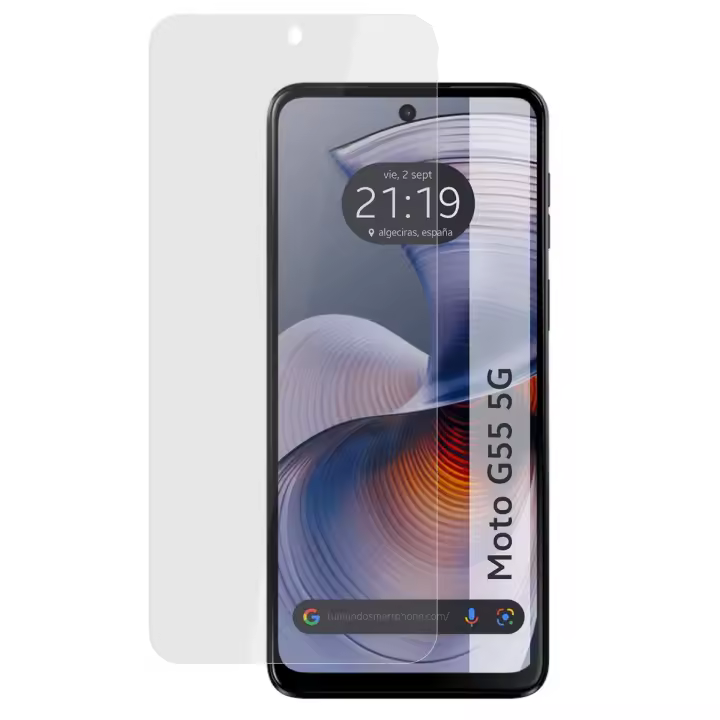 Tumundosmartphone Protector Pantalla Hidrogel Mate Antihuellas para Motorola Moto G55 5G - 1