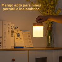 Lámpara De Noche Inteligente RGB 16 Colores Recargable Por USB Para Mesa De Noche Decoración De Dormitorio Regalo Luz De Mesa De Comedor Toque Sensible - details 9
