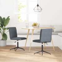 vidaXL Sillas de comedor 2 unidades terciopelo en color Gris oscuro/Azul/Verde claro y más | cómodas modernas ergonómicas para comedor cocina salón hogar - details 0