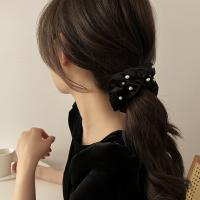Diadema De Perlas Negras Con Estampado Sencillo Para Mujer Y Niñas Accesorio De Cabello Para Fiestas Moda Adulto - details 0