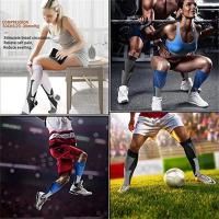 Calcetines De Compresión Para Hombres Y Mujeres Antifatiga Alivio Del Dolor 20-30 Mmhg Negro Calcetines Deportivos Ajustables - details 2