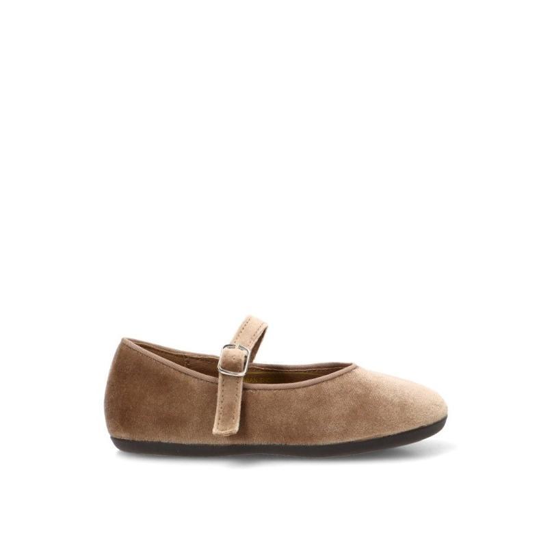 Bailarina Respetuoso/barefoot Etika - Niña - Suela Plana - Modelo 63338 - Color Taupe