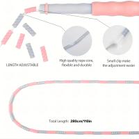 Cuerda De Saltar Fitness Antideslizante Unisex Con Flexibilidad Fuerte Y Luz No Enredada Para Entrenamiento Cardio En Brazos - details 4