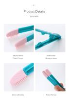 Cepillo Para Limpieza De Ojos De Gato Herramienta De Peluquería Para Perros Y Gatos Pequeños Eliminador De Manchas De Lágrimas Material Plástico - details 6