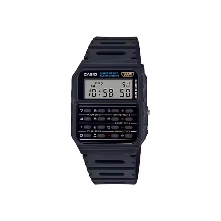 Reloj Casio Hombre CA-53W-1Z con Calculadora y Funciones Múltiples - 1