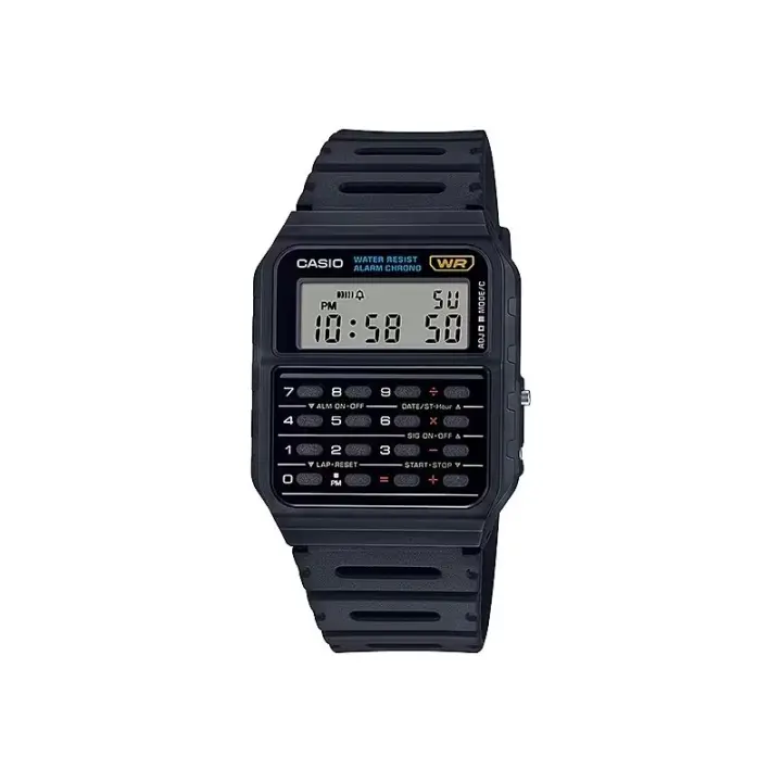 Reloj Casio Hombre CA-53W-1Z con Calculadora y Funciones Múltiples - 1