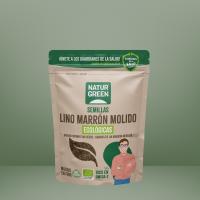 NaturGreen Lino Marrón Molido Bio 150 g  Pack de 4x  Semillas Ecológicas de Lino Molido  NaturGreen - details 1
