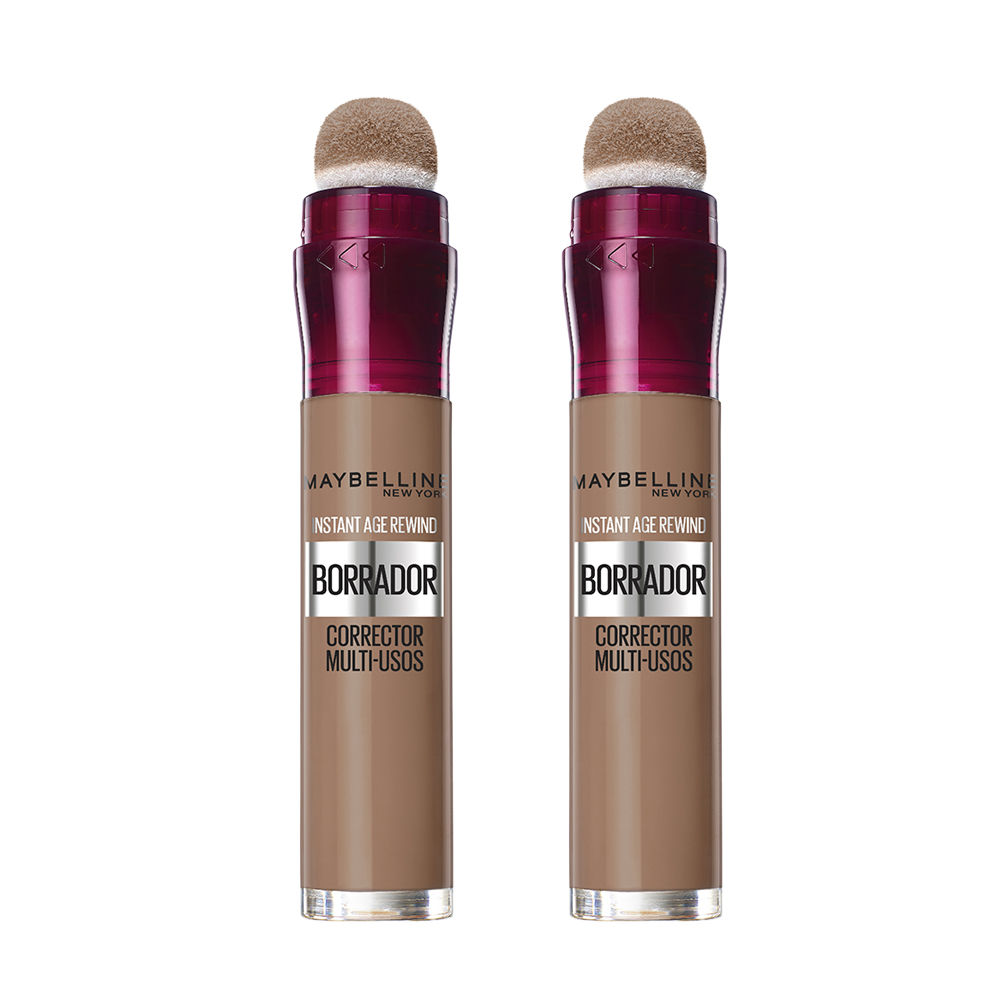 Maybelline New York | Pack 2 Borradores Correctores Hidratantes Multiusos tono Cocoa
