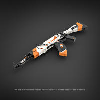Bloques De Construcción Creativos De La Serie CSGO AK47 Para Niños Juguetes De Arma De Cinta Elástica Regalo Para Niños - details 5