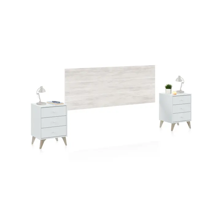 Duehome -Cabecero con mesitas Sweet - 1