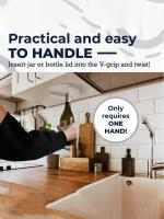 Abrigo Circular Para Botellas Y Latas 1pc En Acero De Carbono Para Cocina Cubierta De Armario Bajo Abrebotellas Y Abrecajas - details 5