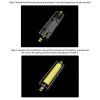 Caja De Almacenamiento Para Baterías 21700 18650 Sin Soldar Soporte Para Baterías De Litio Caso De Carga DIY Con Ranuras Splicable - details 6