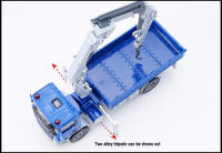 Camión De Juguete De Aleación De Metal 1/50 Para Niños Modelo De Grúa De Transporte Coleccionable Miniatura Regalo Para Niños - details 10