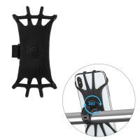 Soporte De Teléfono Para Bicicleta Y Motocicleta De Silicona Gire 360° Compatible Con Samsung iPhone Xiaomi Huawei Soporte Eléctrico Para Vehículos - details 0