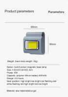 Lámpara Frontal Multifuncional LED Portátil Con Carga Magnética Luz De Ropa Para Correr Luz Fuerte De Silicona Para Trabajo - details 9