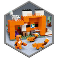 EL REFUGIO DEL ZORRO - LEGO MINECRAFT 21178 - details 0