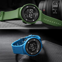 Reloj Digital Para Hombre LED Deportivo Reloj Militar Con Alarma Y Luz Luminosa Resistente Al Choque Y Al Agua Multifuncional Material De Correa De Silicona - details 17