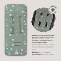 INTERBABY COLCHONETA SILLA DE PASEO UNIVERSAL CON TRASERA 3D SAFARI VERDE 0C073 - details 1
