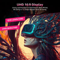 KTC Monitor 4K UHD(3840x2160) 144Hz, Monitor de 27 pulgadas Fast IPS Pane 160Hz 1ms GTG, HDR400 132% sRGB, HDMI2.1/DP1.4, G-Sync, AMD FreeSync Premium, Montaje VESA, Soporte de Altura/Inclinación/Giro/Pivote, H27P22S - details 5