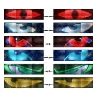 Placa De Pantalla LED Matriz APP Control Para Camión Ojos De Diablos Iluminación Flexible Con Texto Deslizante Decoración Para Parabrisas - details 9