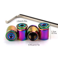 Tapones De Válvula De Neumáticos Anti-Robo De Aluminio Accesorios De Coche Para Automóviles Motocicletas Bicicletas - details 9