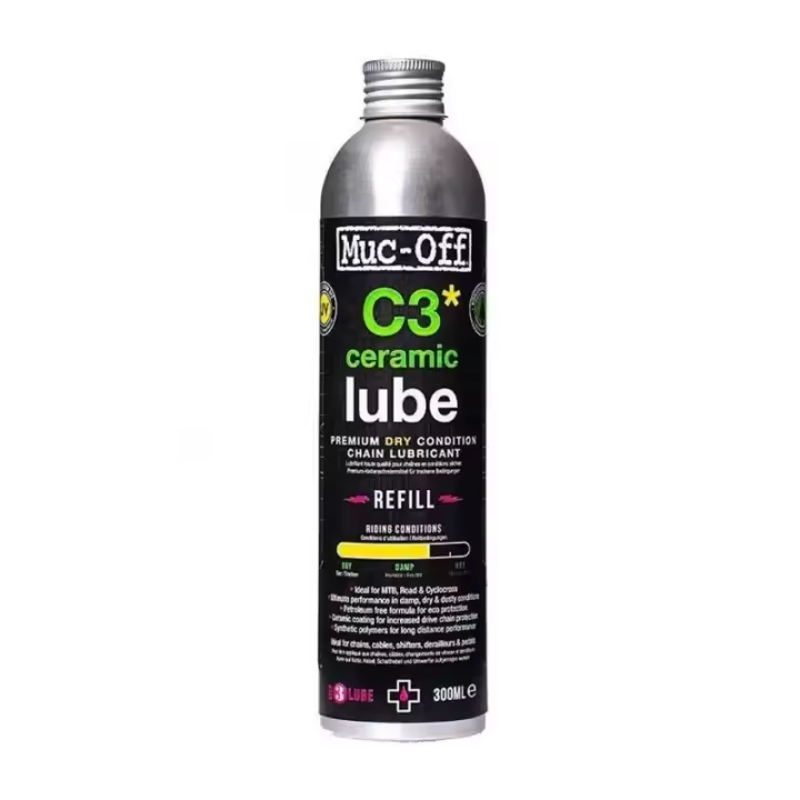 Muc-Off Lubricante C3 Cerámico Clima Seco 300ml C3 Ceramic Lube Wet  Muc-Off   bicicleta - 1