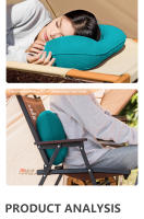 BSWOLF Almohada De Viaje Inflable Para Acampar Ultraligera Soporte Para Cuello Y Lumbar Almohada Aérea Portátil Para Hiking - details 6