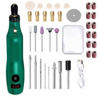 Mini Taladro Eléctrico Recargable Para Grabado Y Polido De Frutas Como Duraznos Máquina De Corte Y Grindjeo Pequeño Para DIY En El Hogar - details 9