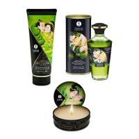 INCIENSOSHOP - Pack 3 unidades de productos de Té verde (crema, aceite y vela de masaje) de SHUNGA - details 0
