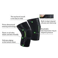 Protector De Rodilla Unica Tejido De Nylon Deporte Equitación Protección Deportiva Para Correr Baloncesto Saltar Cuerda Anticongelante Y Calor - details 1
