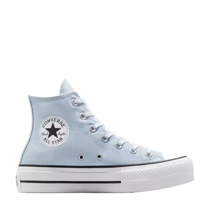 Zapatillas azules Converse Chuck Taylor All Star Lift De Plataforma Y Lona - 1