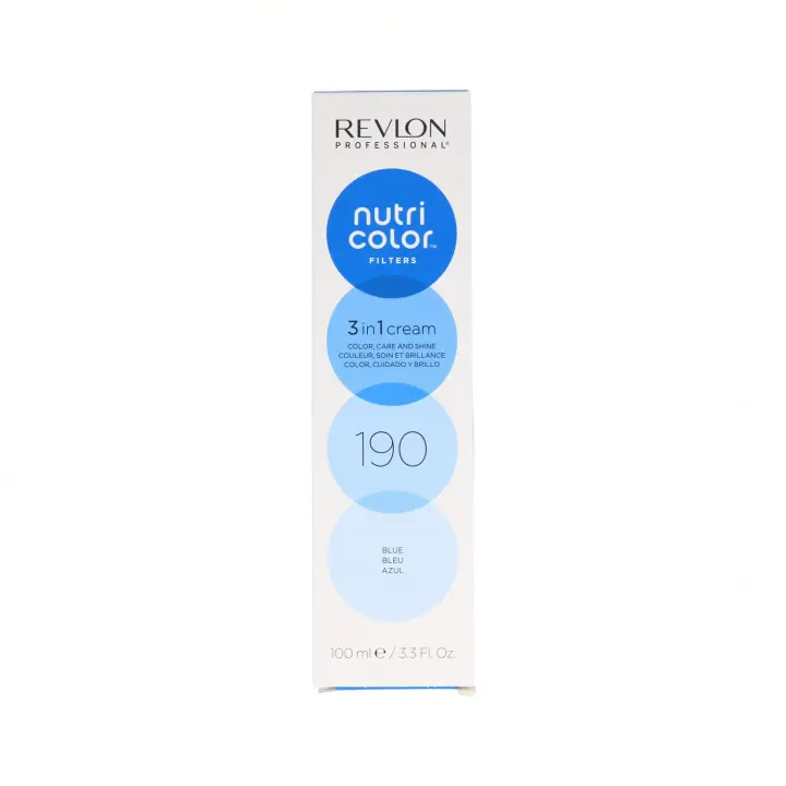 Revlon nutri color filters 190/azul 100 ml, ¡dale a tu cabello un color espectacular! Belleza y cuidado de tu cabello y tu piel con Revlon. - 1