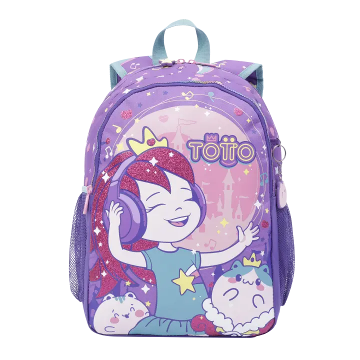 Totto Mochila Infantil Lena -Dimensiones:27.5 x 40 x 11 cm-Material: Poliester - 1
