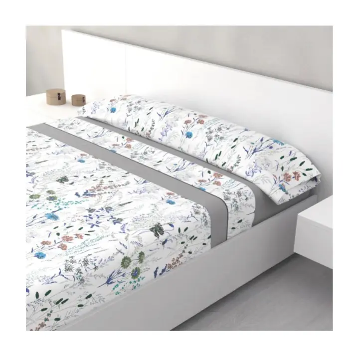 Juego de sábanas de Verano Estampados. Ropa de Cama Juego de 3 Piezas, 100% Microfibra. Modernas 90cm 105cm 135cm 150cm - 1