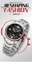Reloj De Cuarzo Para Hombre NAVIFORCE Casual Resistente Al Agua Con Manos Luminosas Reloj De Pulsera De Acero Inoxidable Para Negocios Y Uso Diario - details 0