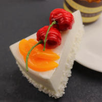 Pastel Artificial De Frutas Simulación Para Fotografía Decoración De Tiendas De Postres Ornamento Para Cocina Y Hogar Juguete Para Niños Tamaño 10*8*6cm PVC - details 4