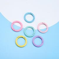 5Pcs/Lote Anillos Metálicos Abrepuertas 21 Colores Clip De Cadena Para Perros Conector De Joyería DIY Hebilla De Llavero Con Resorte - details 2