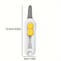Cortauñas Magnético Mini Retráctil Durable Portátil Abrepuertas Y Cortador De Papel Material ABS Herramienta De Uso General - details 2