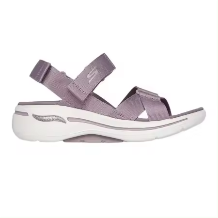 Sandalias Skechers Go Walk Arch Fit Lila Blanco Mujer 140808-LAV - 1