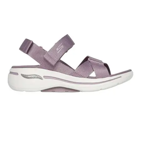Sandalias Skechers Go Walk Arch Fit Lila Blanco Mujer 140808-LAV - 1