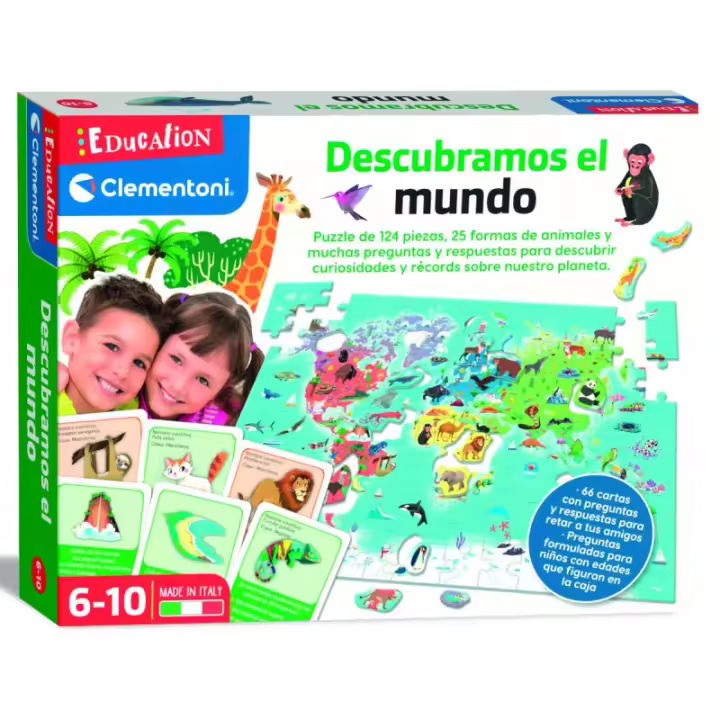 Juego Educativo Descubramos el Mundo Clementoni - 1