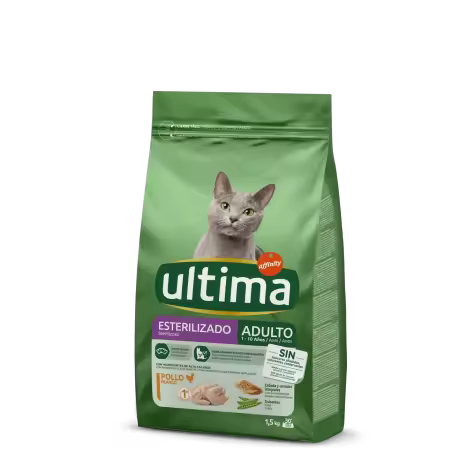 Ultima Adult Esterilizado Pollo Pienso Para Gatos 1.5 Kg - 1