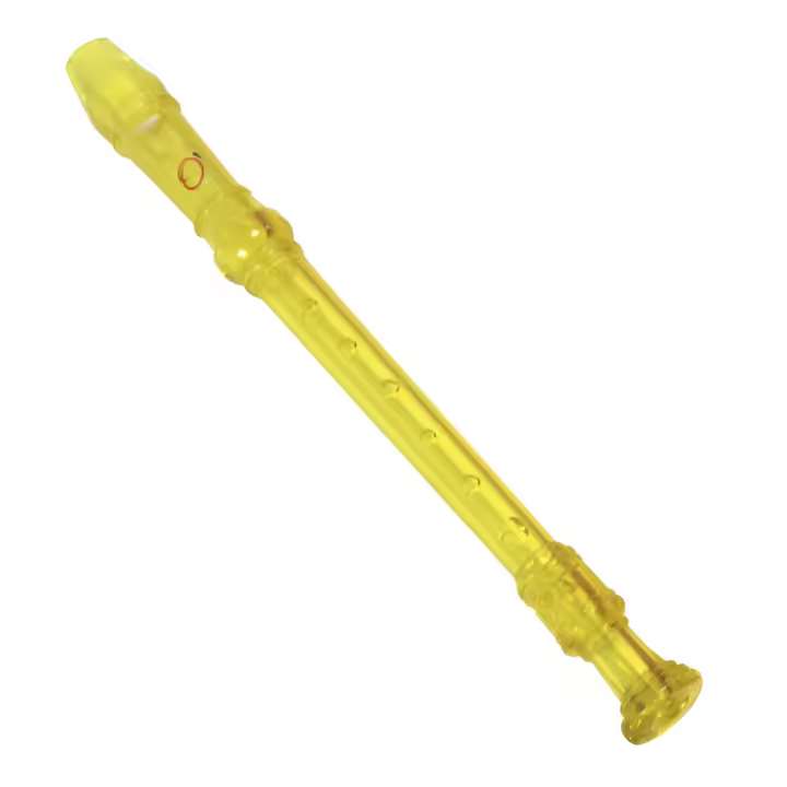 flauta dulce gonalca colores r00401 amarillo (una unidad) - 1
