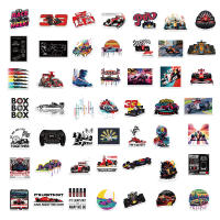 50pcs Etiquetas De Carreras F1 Formulación Uno Diversión Dibujos Animados Graffiti Pegatinas Para Laptop Teléfono Skateboard Motocicleta Casco Bicicleta - details 3