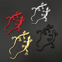 Emblema De Geckó 3D Universal Para Coche Adhesivo De Metal Creativo Logo Lagarto Para Puerta Trasera Y Ventanas Accesorios De Coche - details 0